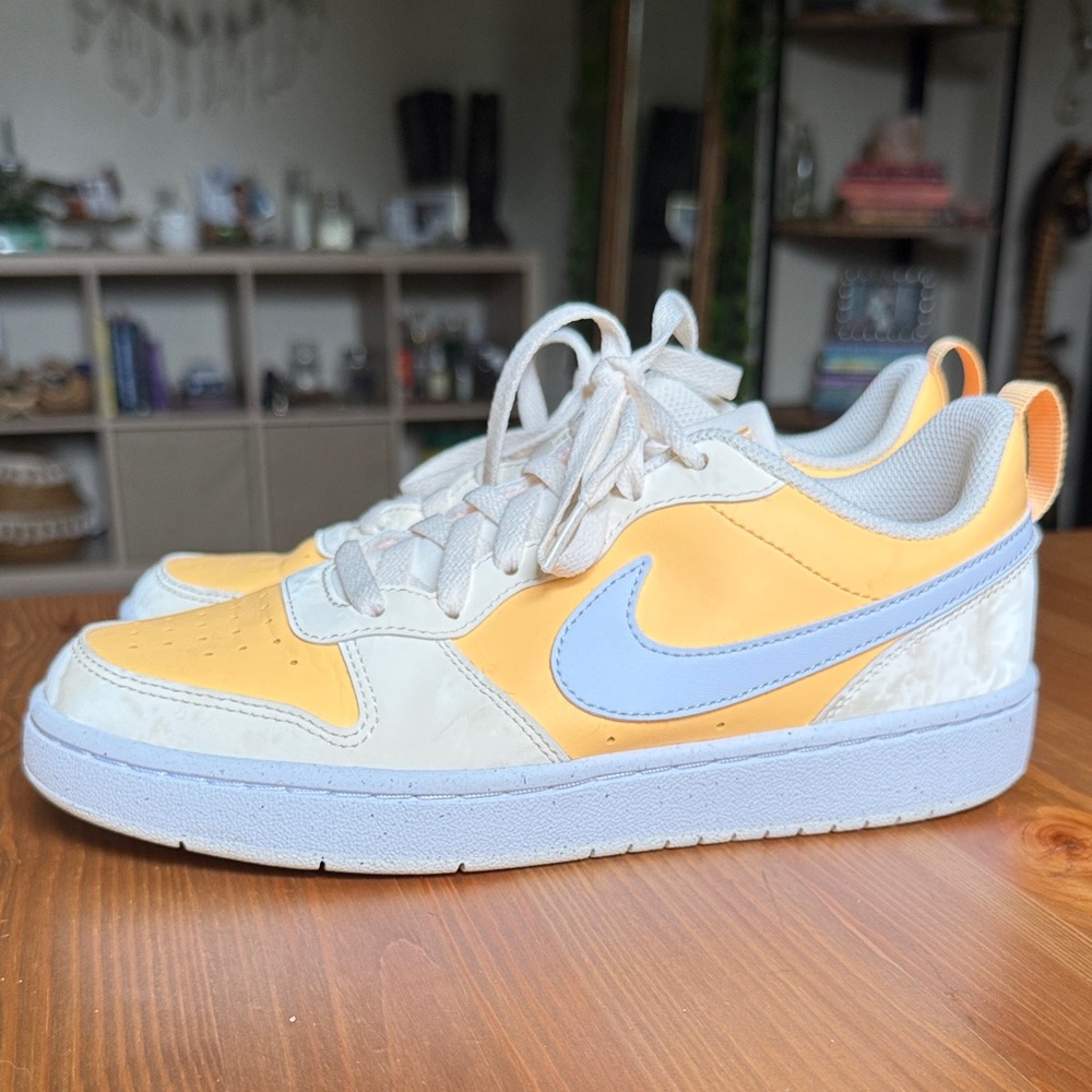 Nike Dunk Low Cream & Orange Sneakers